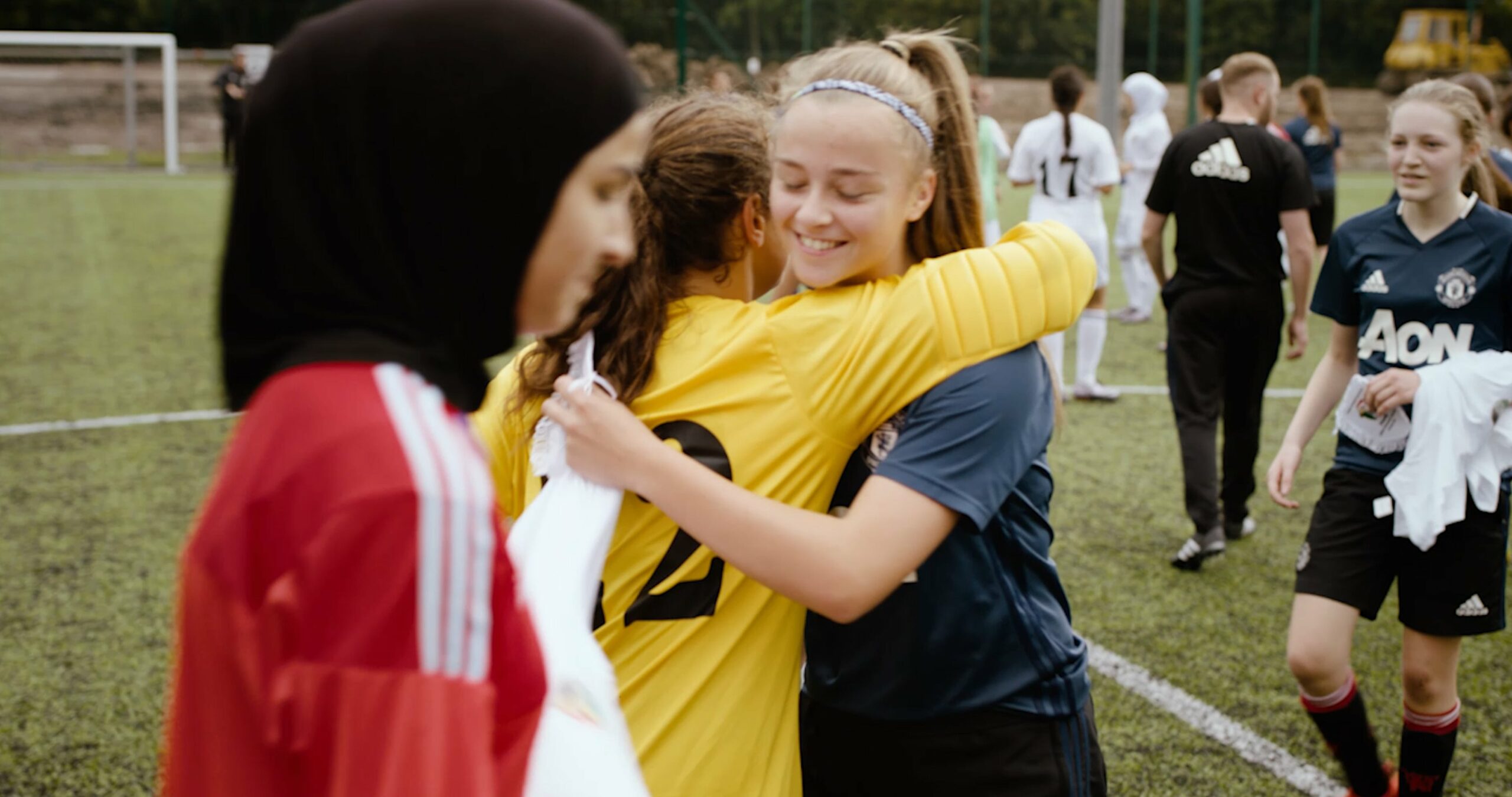 A still from 17 Goals For Girls, which is available to stream on Qalbox.