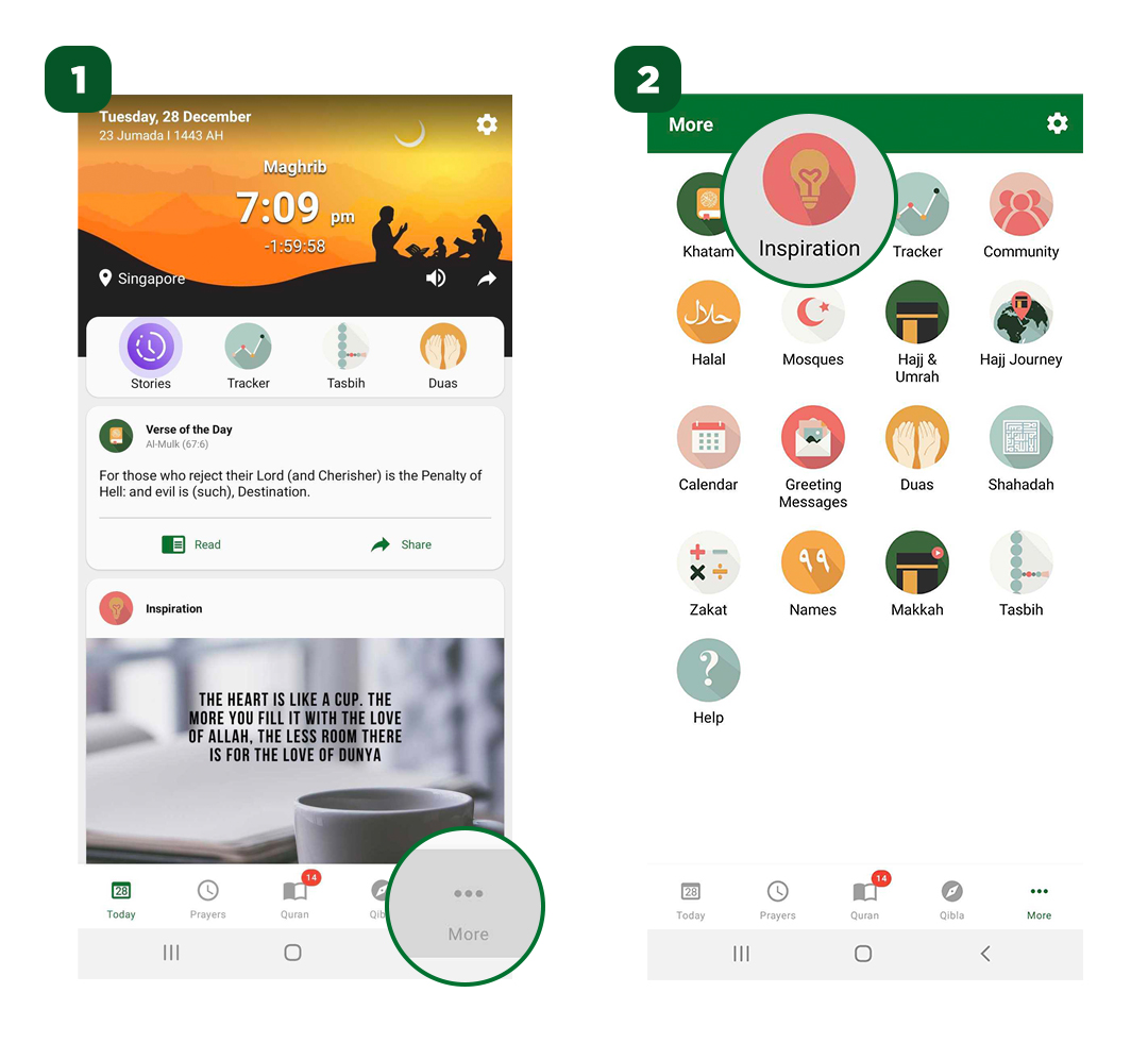 App Screenshots C1 Simple Happiness Hacks For Muslims