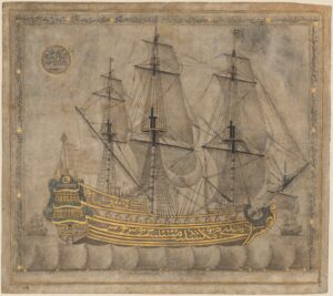 Calligraphic Galleon MET DP234017 Allah In My Art: Journey Through Islamic Calligraphy
