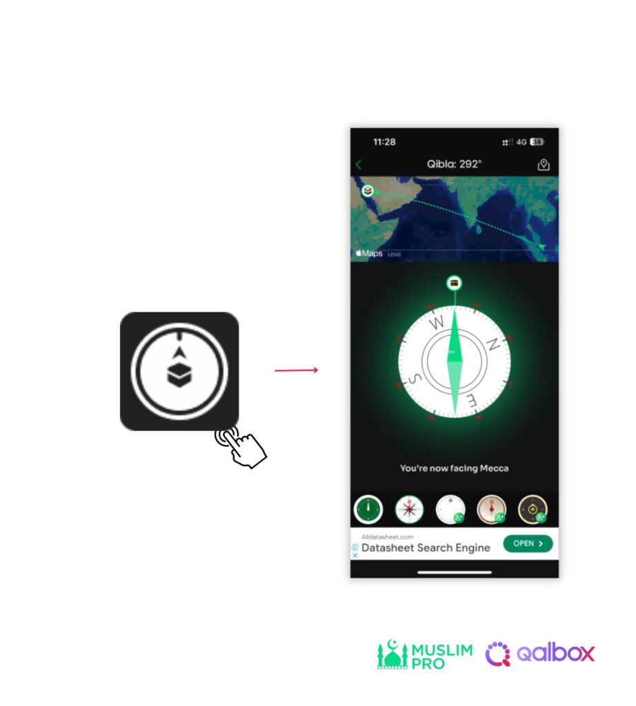 lock widget qibla Updated Muslim Pro Widgets for iOS Users