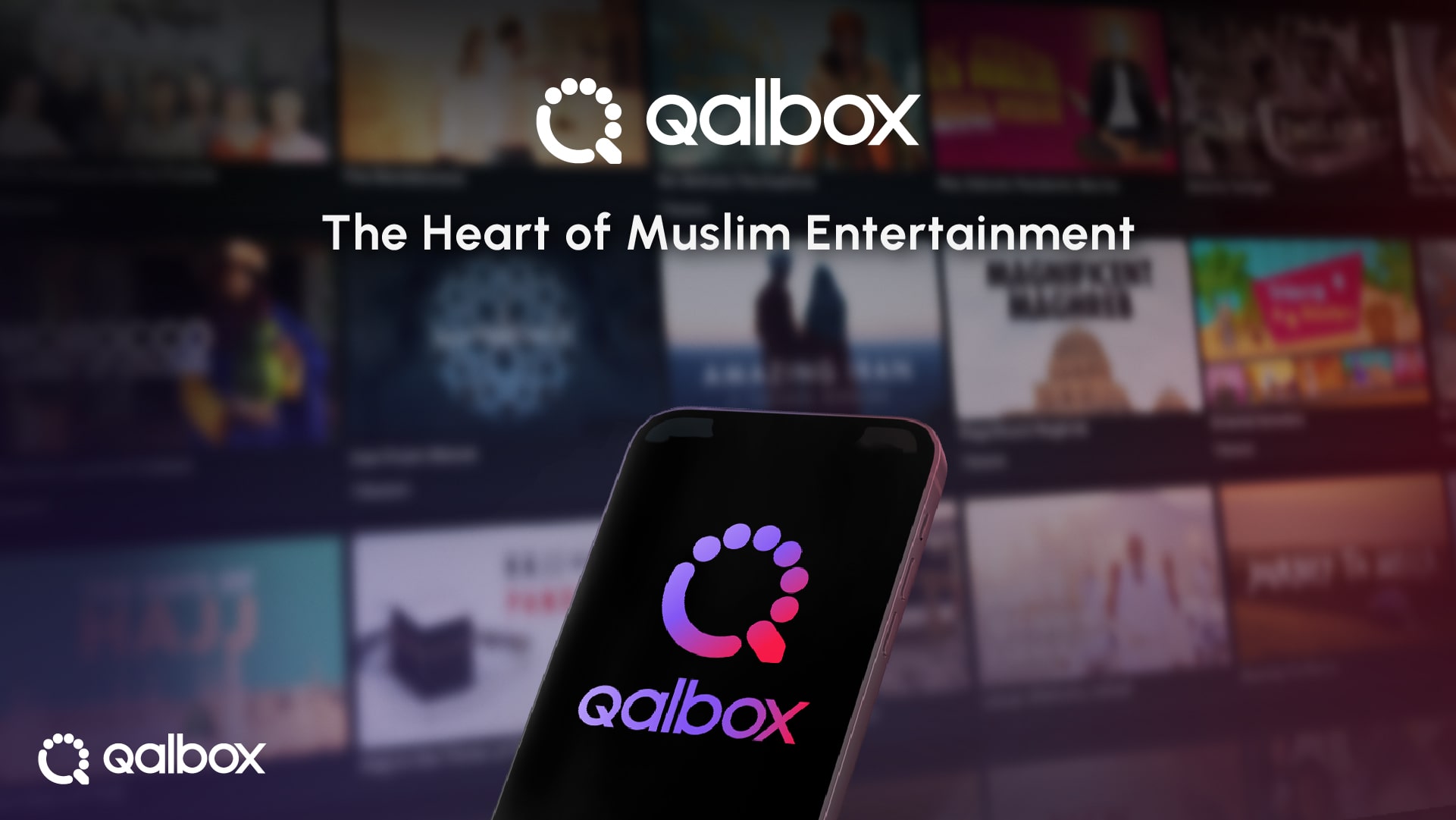 Qalbox, the heart of Muslim entertainment.