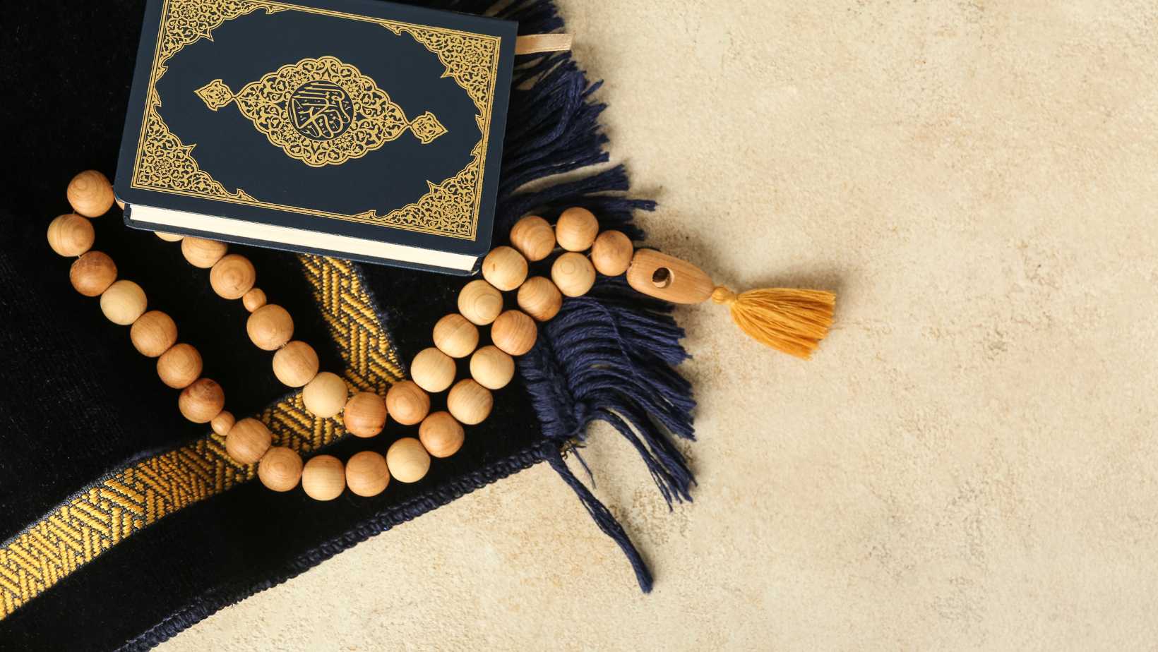 Prayer Mat and Tasbih (Prayer Beads)