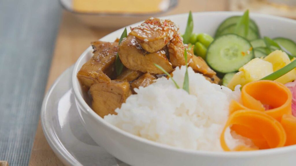 Simple Sahur Recipe - Chicken Poke Bowl