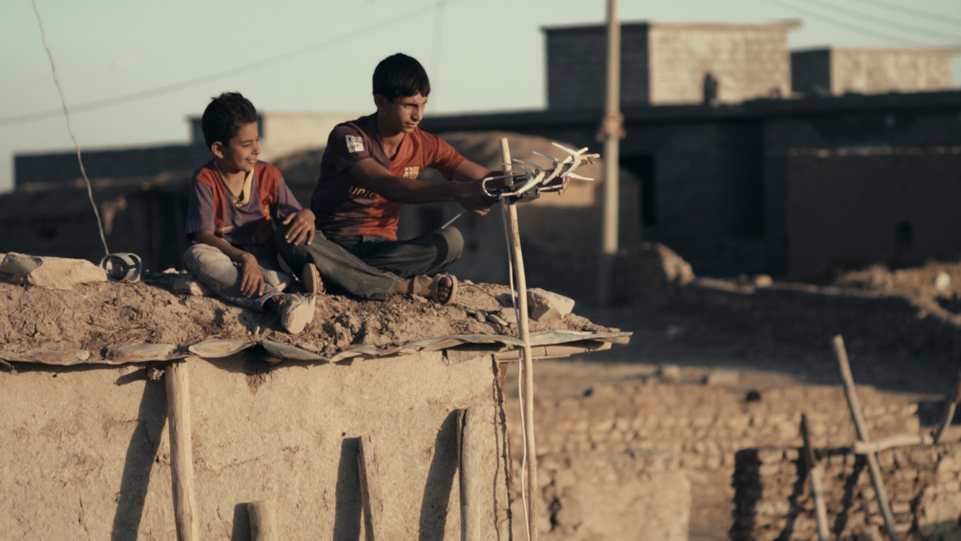 A still from Baghdad Messi, which is available to stream on Qalbox.