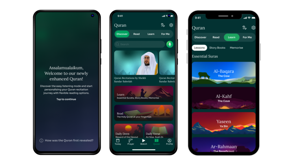 Newly Redesigned Quran Feature in the Muslim Pro App