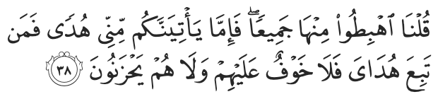 surah al-baqarah 38