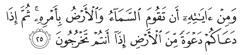 Surah Ar-Rum 25