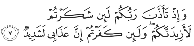 Surah Ibrahim 7