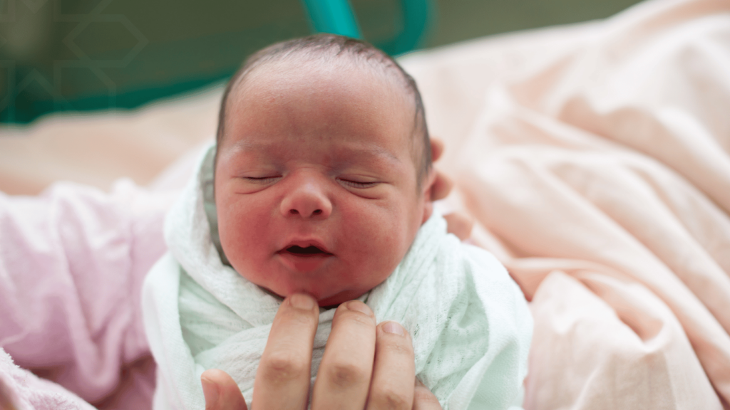Muslim baby in natural state - fitrah